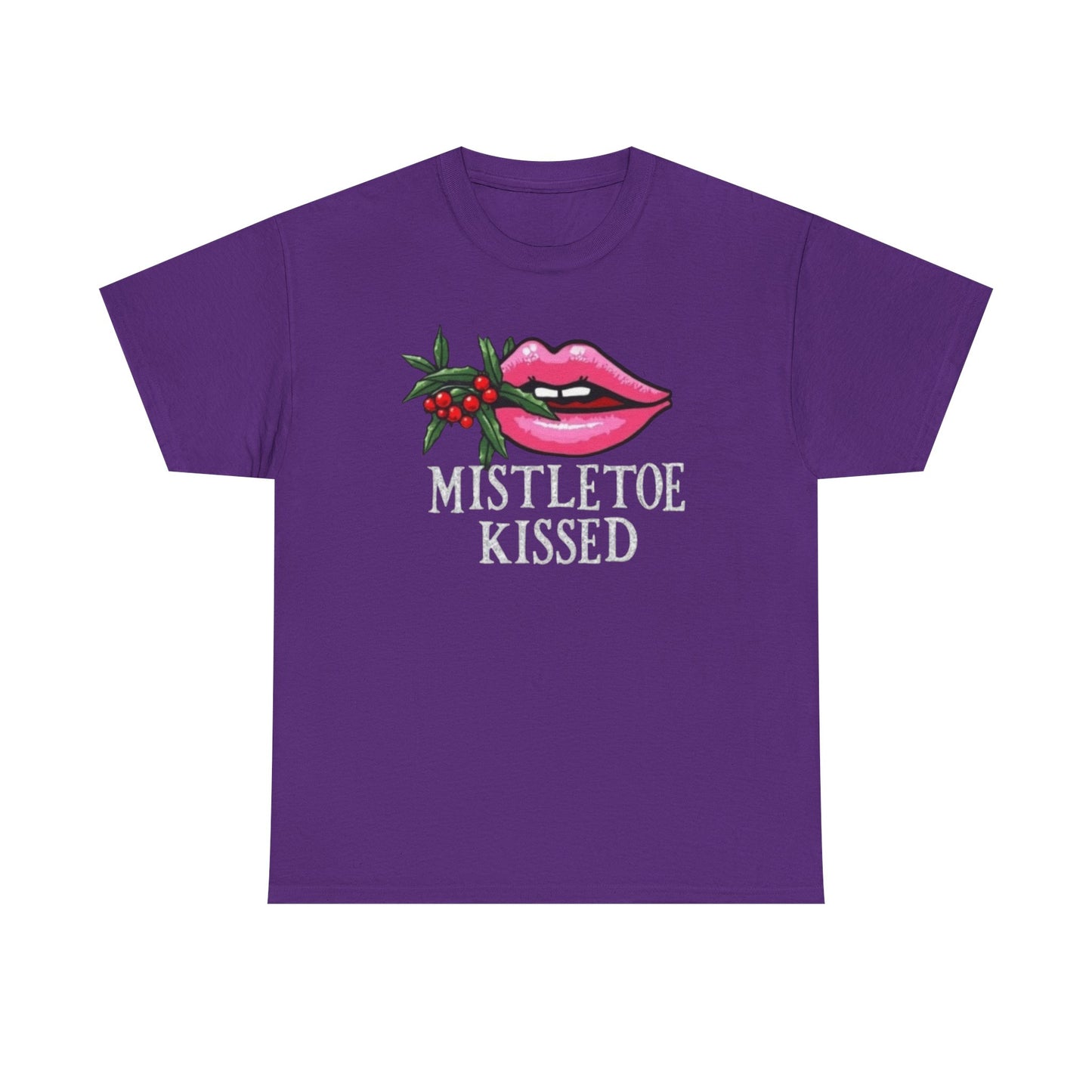 Mistletoe Kissed, Unisex Heavy Cotton Tee