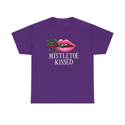 Mistletoe Kissed, Unisex Heavy Cotton Tee