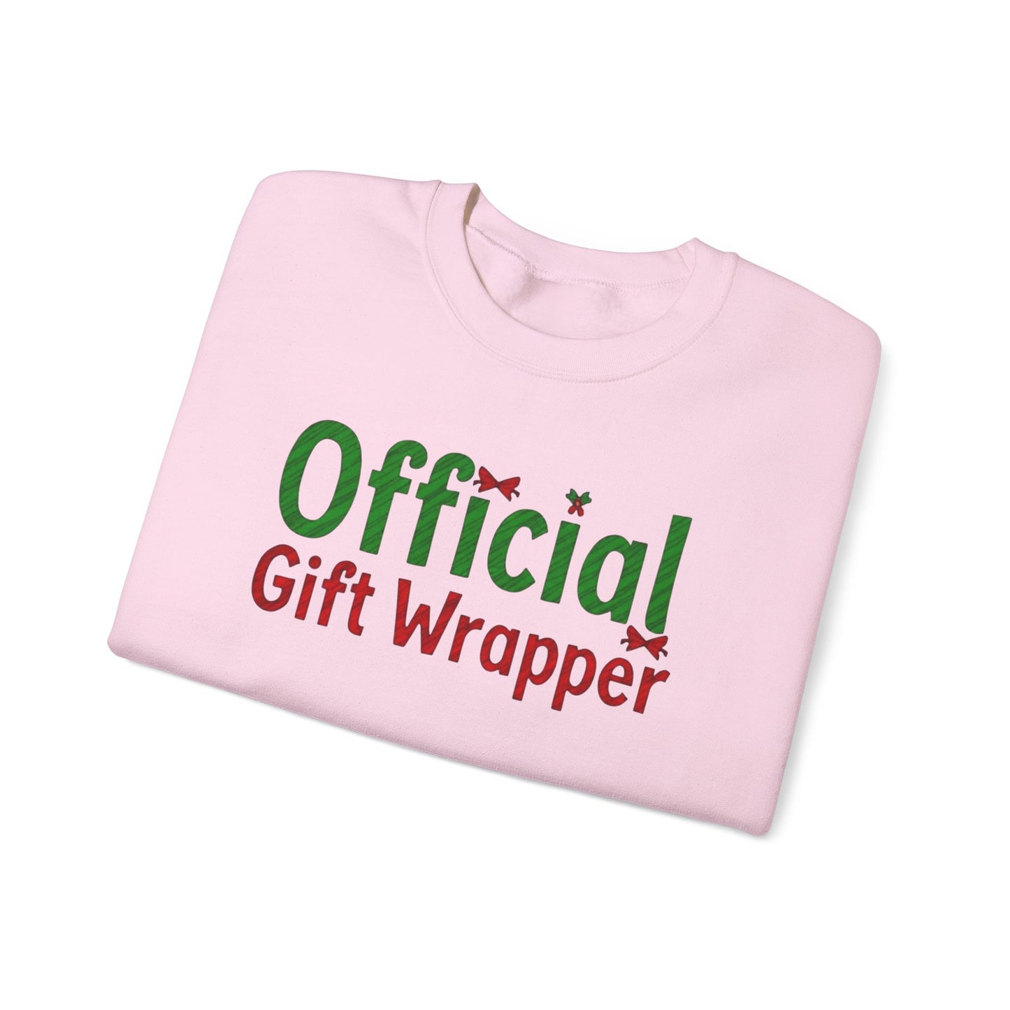 Christmas 'Official Gift Wrapper' Sweatshirt - Funny Holiday Gift Wrapping Tee