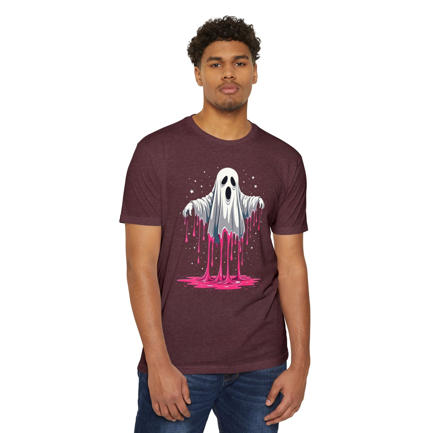 Drippy Ghost T-Shirt — Cute Dripping Halloween Tee