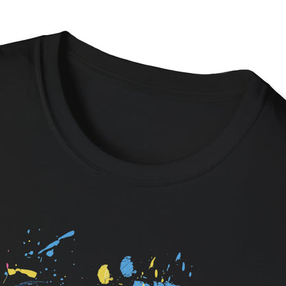 Split Skulls, Unisex Softstyle T-Shirt