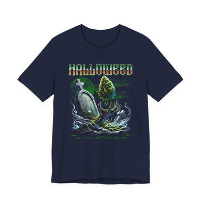 Halloweed, Haunted Herb, Unisex Jersey Short Sleeve Tee
