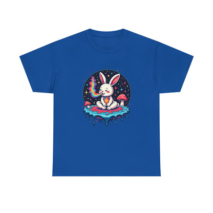 Mystical Bunny Tee — Cute Meditating Rabbit Graphic T-Shirt