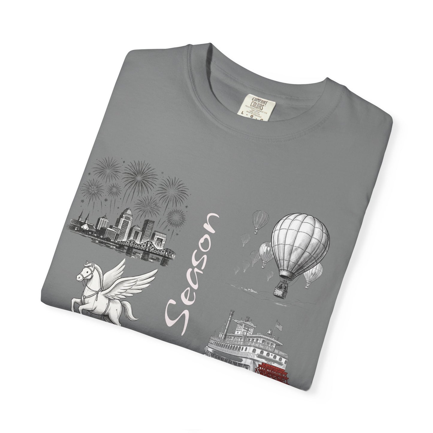 Derby Season T-Shirt — Horse Racing & Balloon Glow Festival Tee