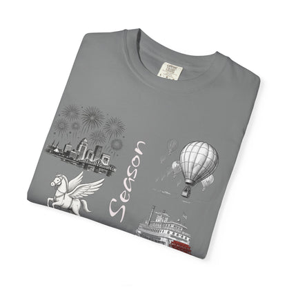 Derby Season T-Shirt — Horse Racing & Balloon Glow Festival Tee