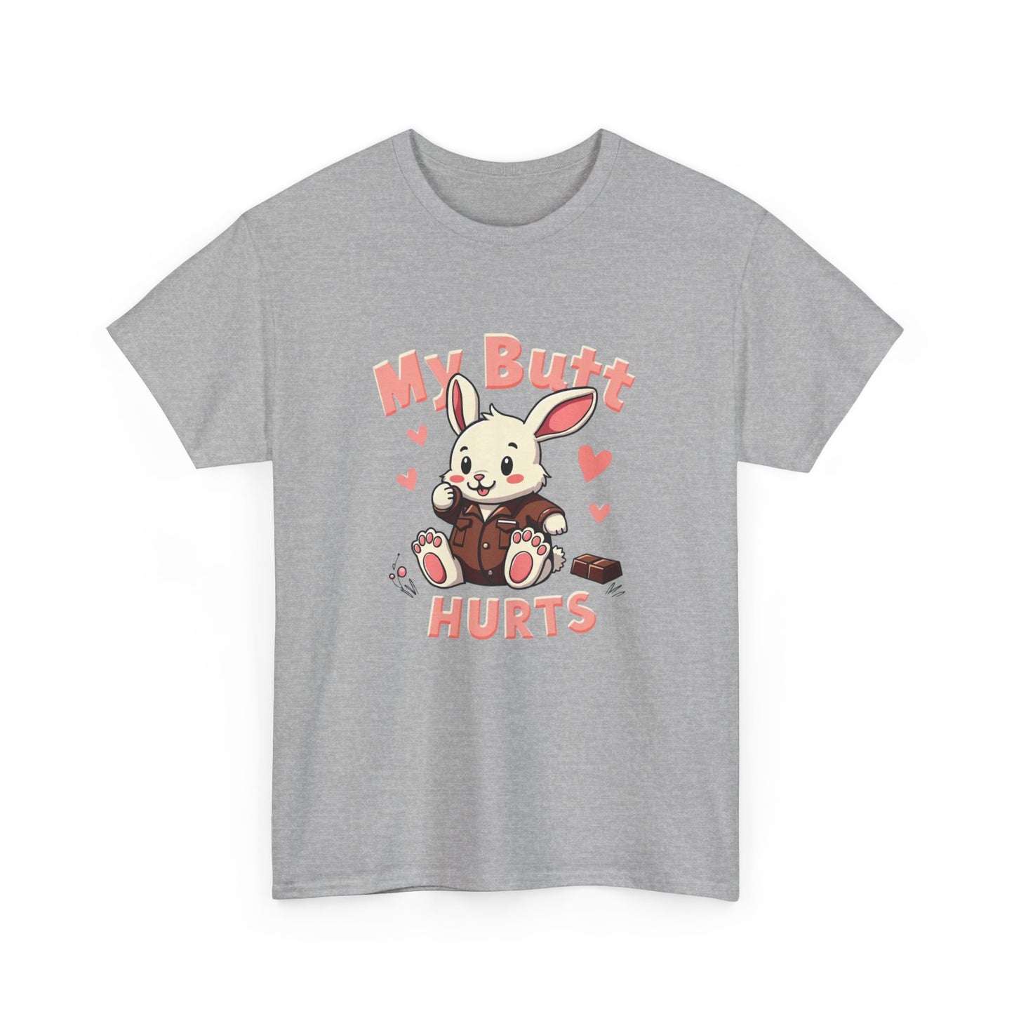 My Butt Hurts Bunny T-Shirt — Cute Kawaii Bunny Graphic Tee