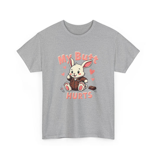 My Butt Hurts Bunny T-Shirt — Cute Kawaii Bunny Graphic Tee