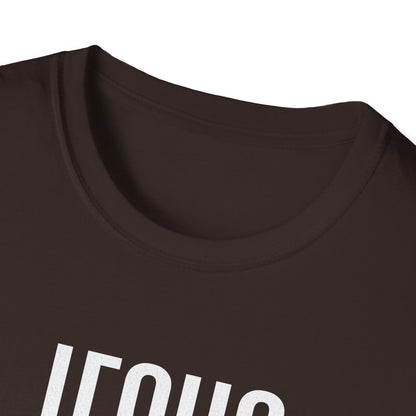 Jesus Cross T-Shirt — 'Jesus' Graphic Faith Tee for Christians