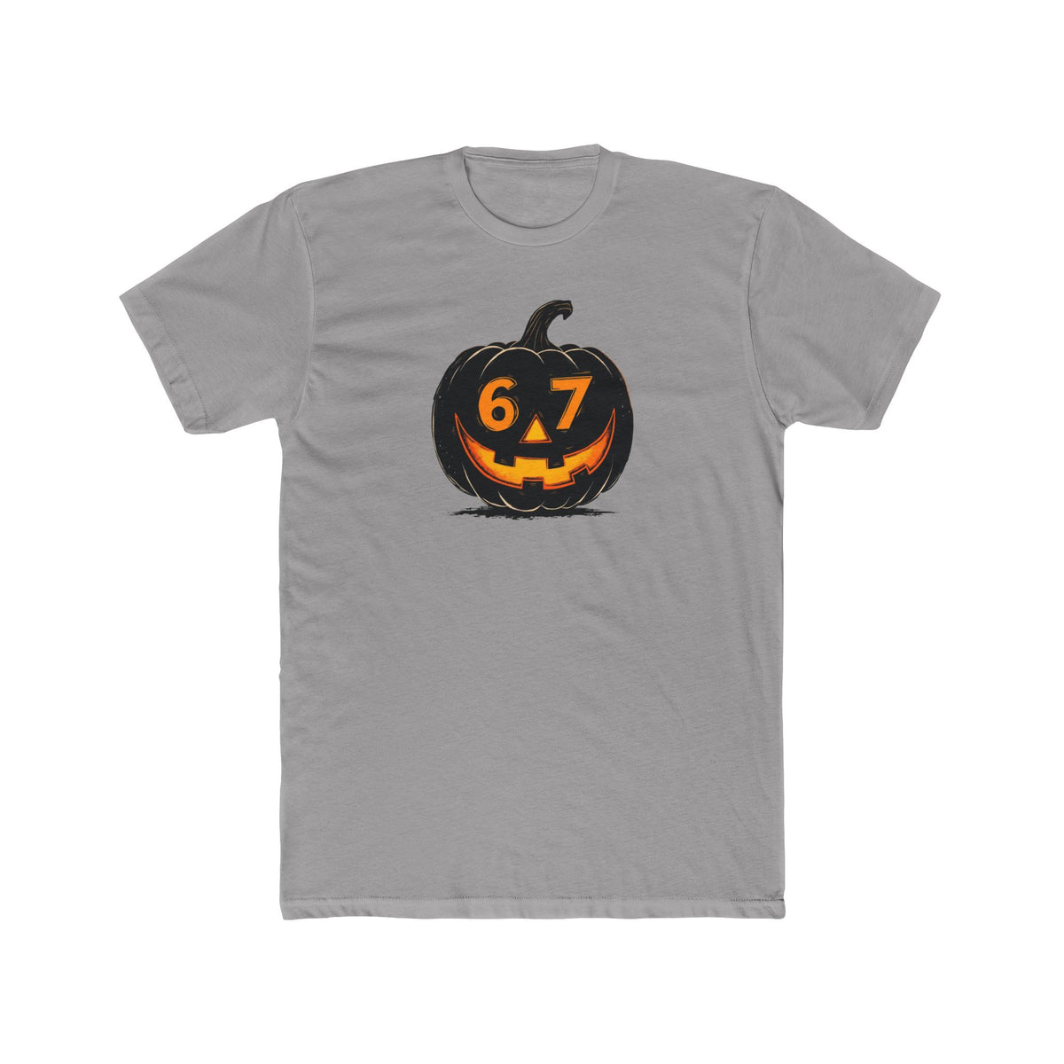 Halloween Jack-O'-Lantern Tee — 6/7 Pumpkin Graphic Shirt