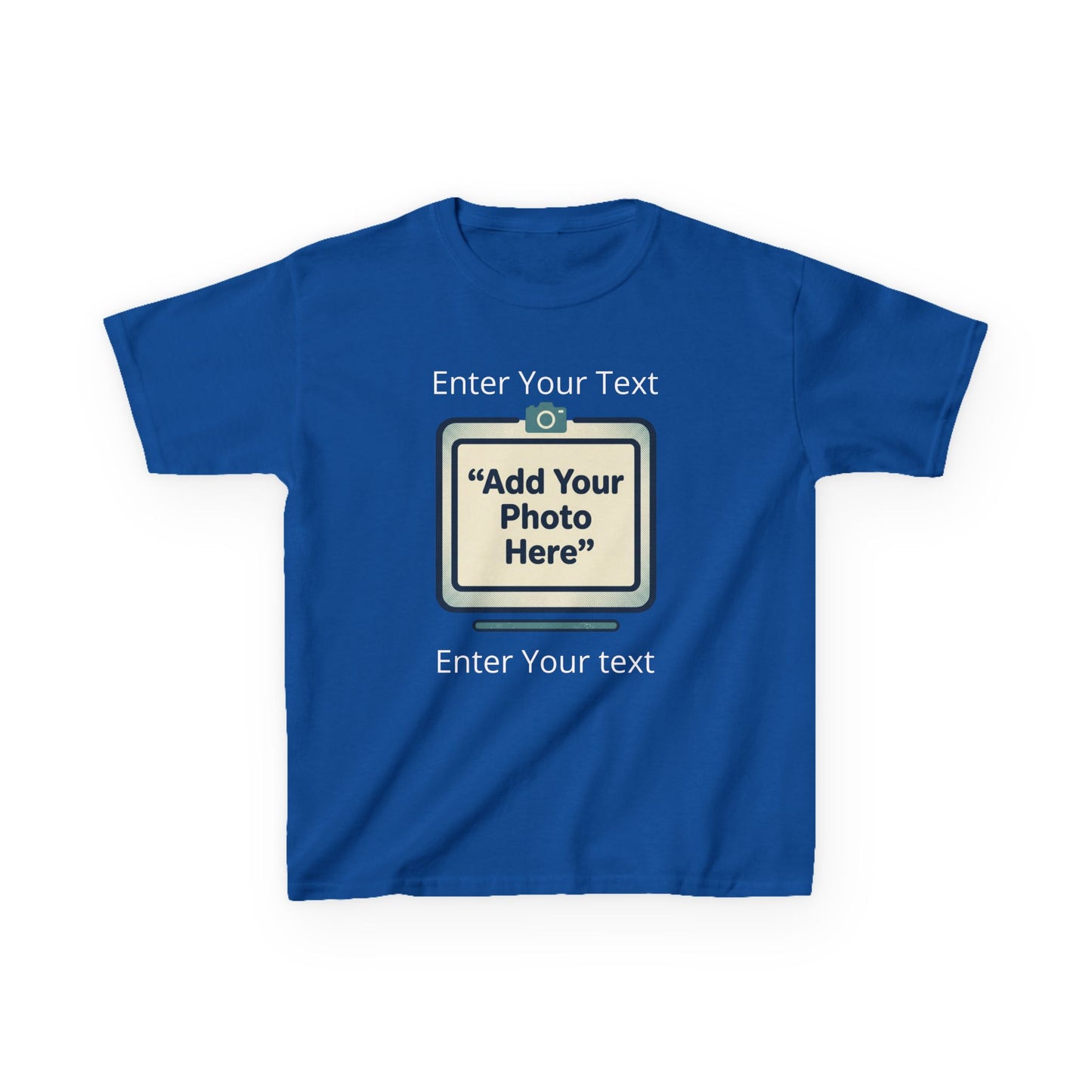 Custom Kids Tee — Personalized Image & Text for Birthdays, Trips, Events
