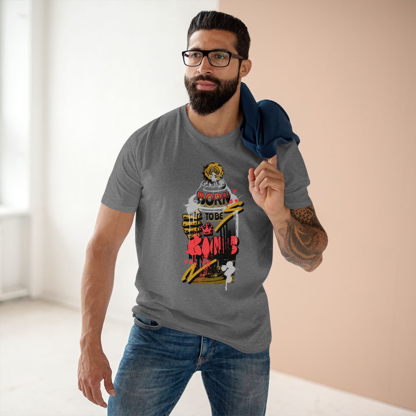 Born to be king, Adult Staple Tee