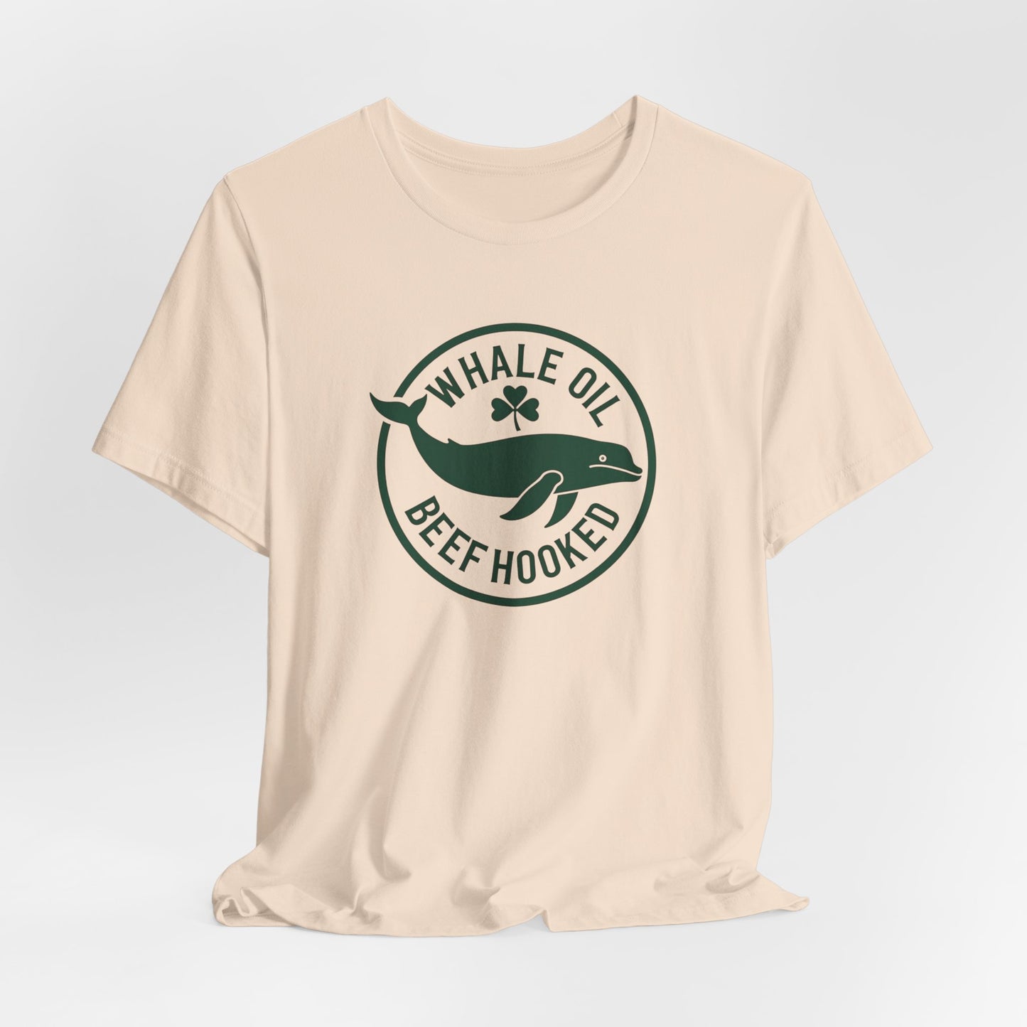 St. Patrick's Day 'Whale Oil Beef Hooked' T-Shirt — Funny Irish Drinking Tee