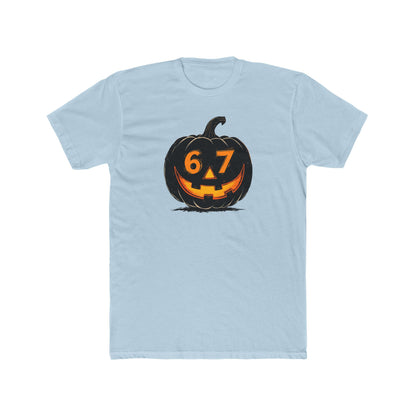 Halloween Jack-O'-Lantern Tee — 6/7 Pumpkin Graphic Shirt