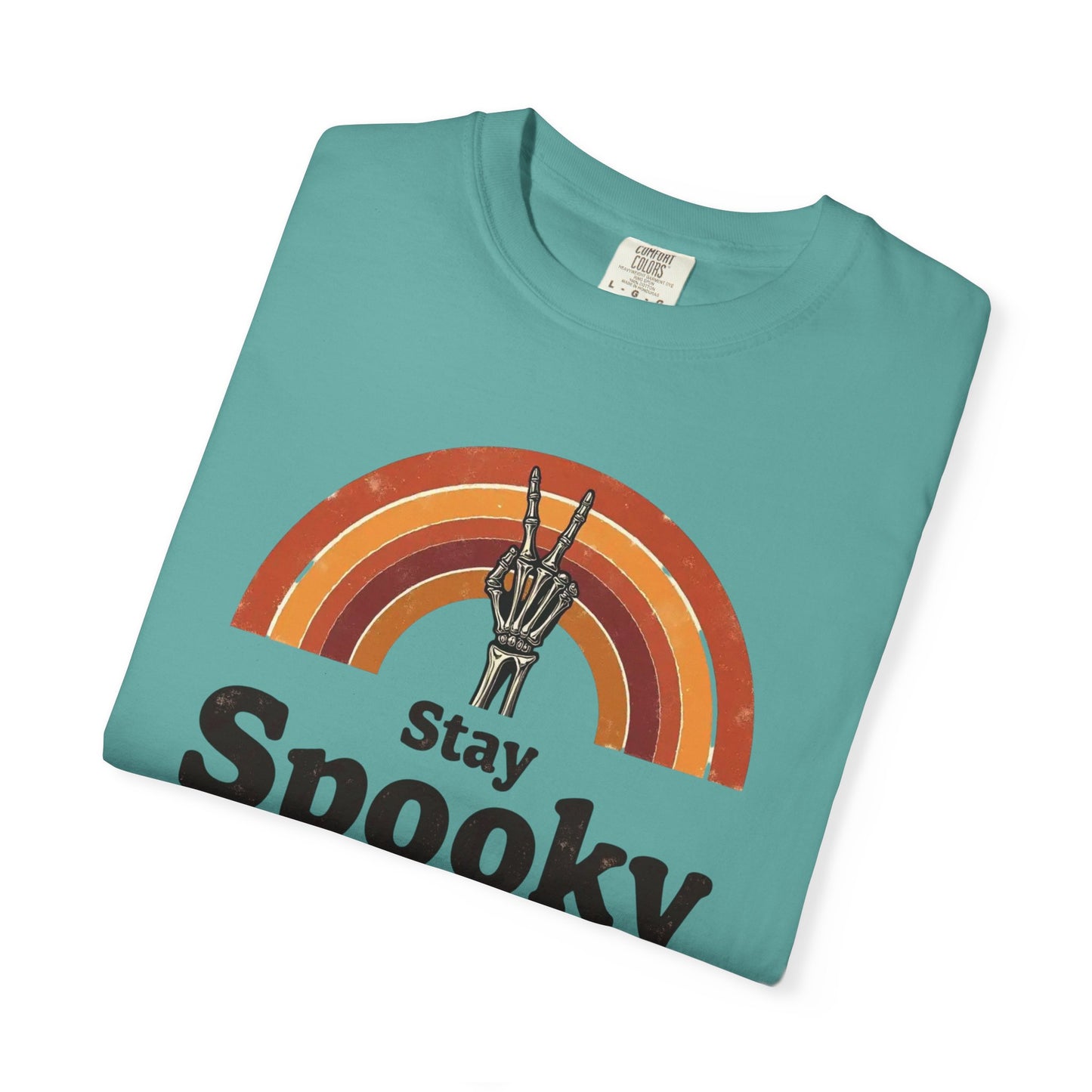 Stay Spooky Always T-Shirt — Retro Rainbow Halloween Tee