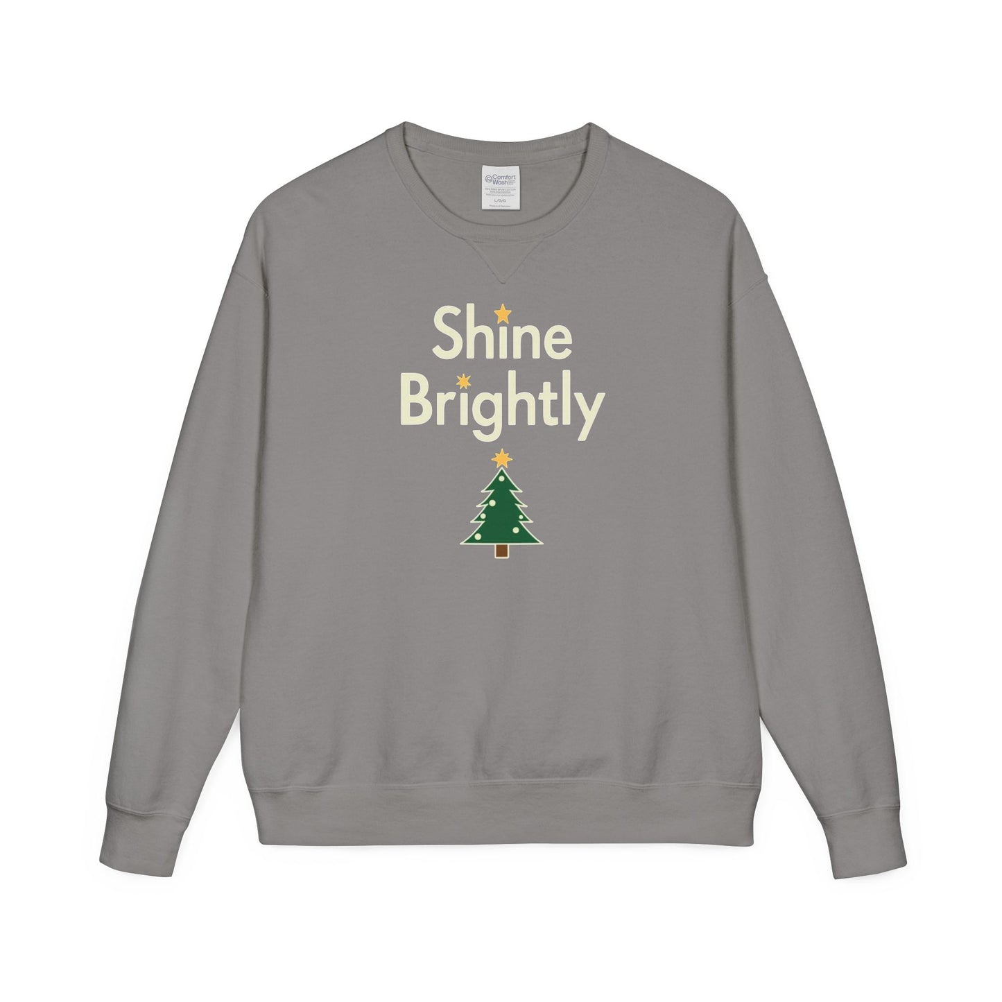 Christmas Tree sweater, Unisex ComfortWash® Garment Dyed Crewneck Sweatshirt
