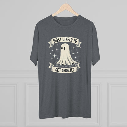 Most Likely To Get Ghosted T-Shirt — Cute Retro Ghost Halloween Tee