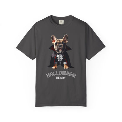 Funny French Bulldog Vampire T-Shirt, Pet Lover Gift, Halloween Costume Tee, Dog Theme Apparel, Unisex Graphic Shirt