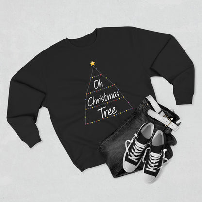 Oh Christmas Tree Sweatshirt — Minimal Holiday Crewneck