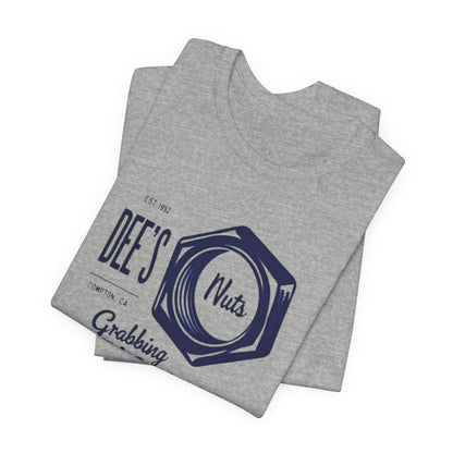 Retro Gas Station Tee — Dee's Nuts Coffee Logo T-Shirt