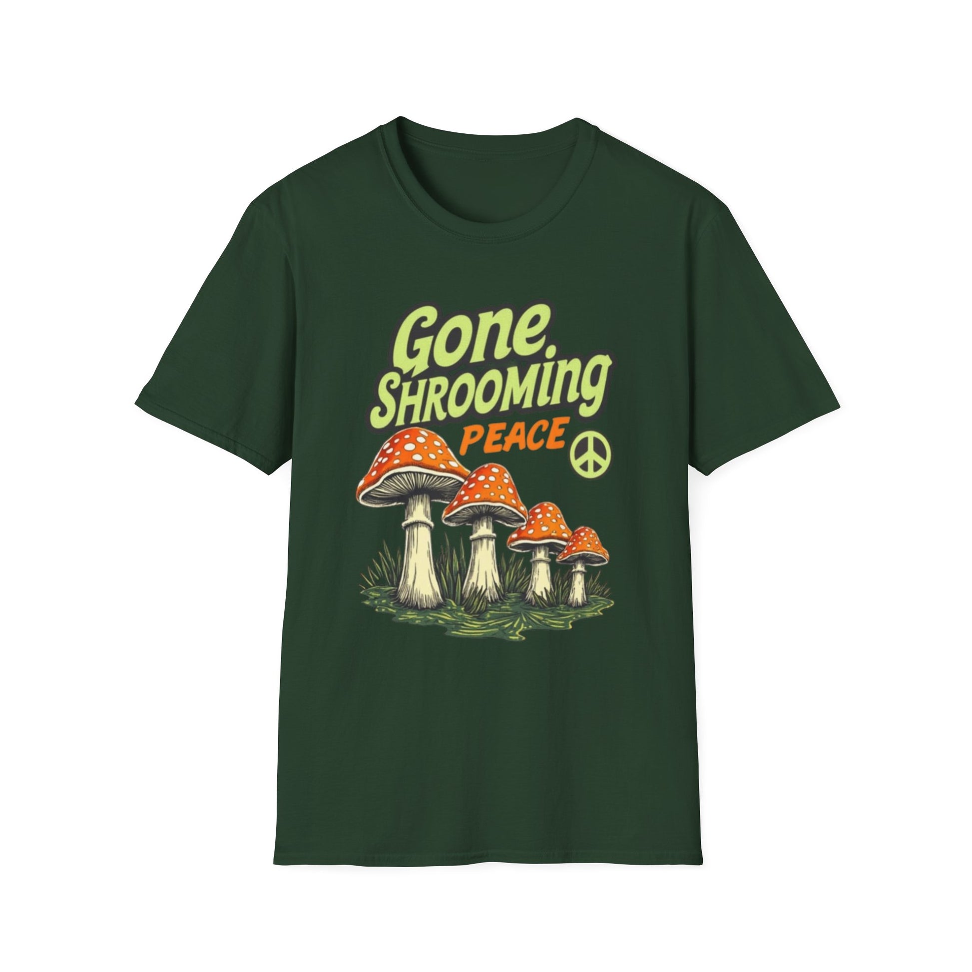 Gone Shrooming Unisex T-Shirt - Funny Mushroom Tee for Nature Lovers, Gift for Hikers, Campers, and Outdoor Enthusiasts - Psychonaut Swag