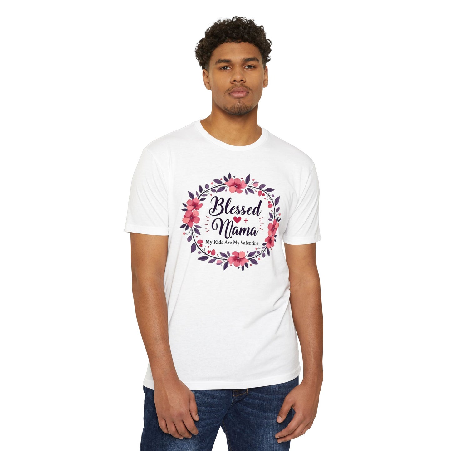 My Kids are my Valentine, Unisex CVC Jersey T-shirt