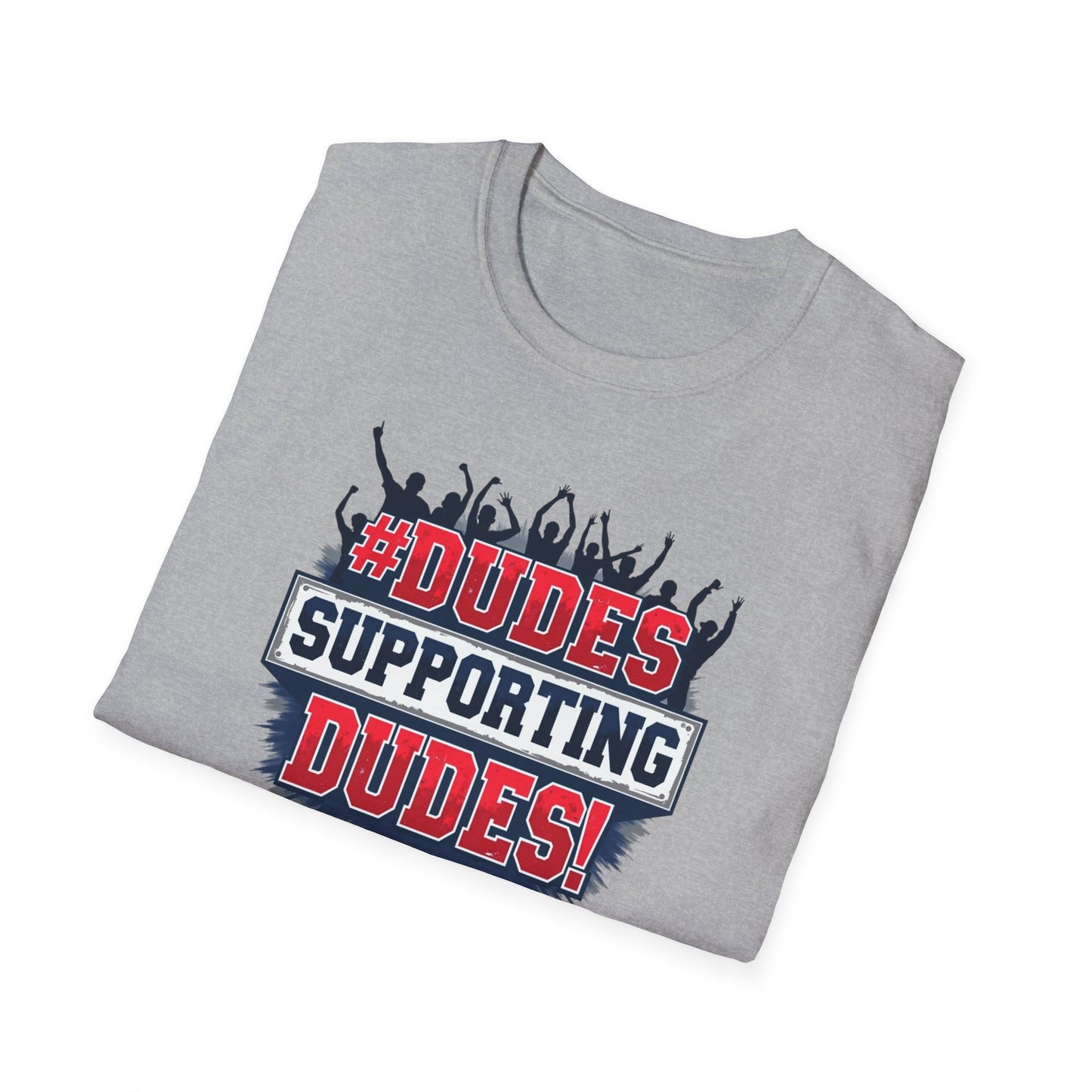 Dudes Supporting Dudes T-Shirt — Pride & Ally Support Graphic Tee
