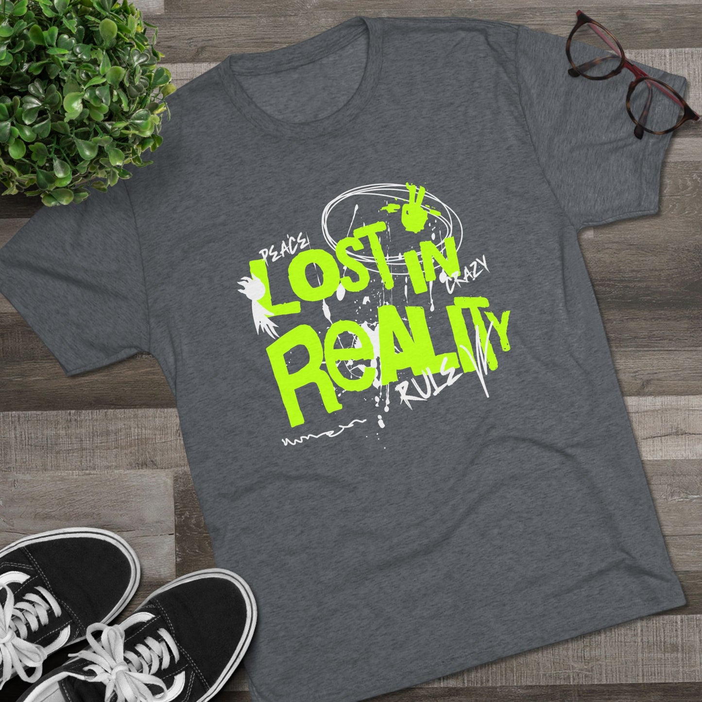 Lost in Reality, Unisex Tri-Blend Crew Tee