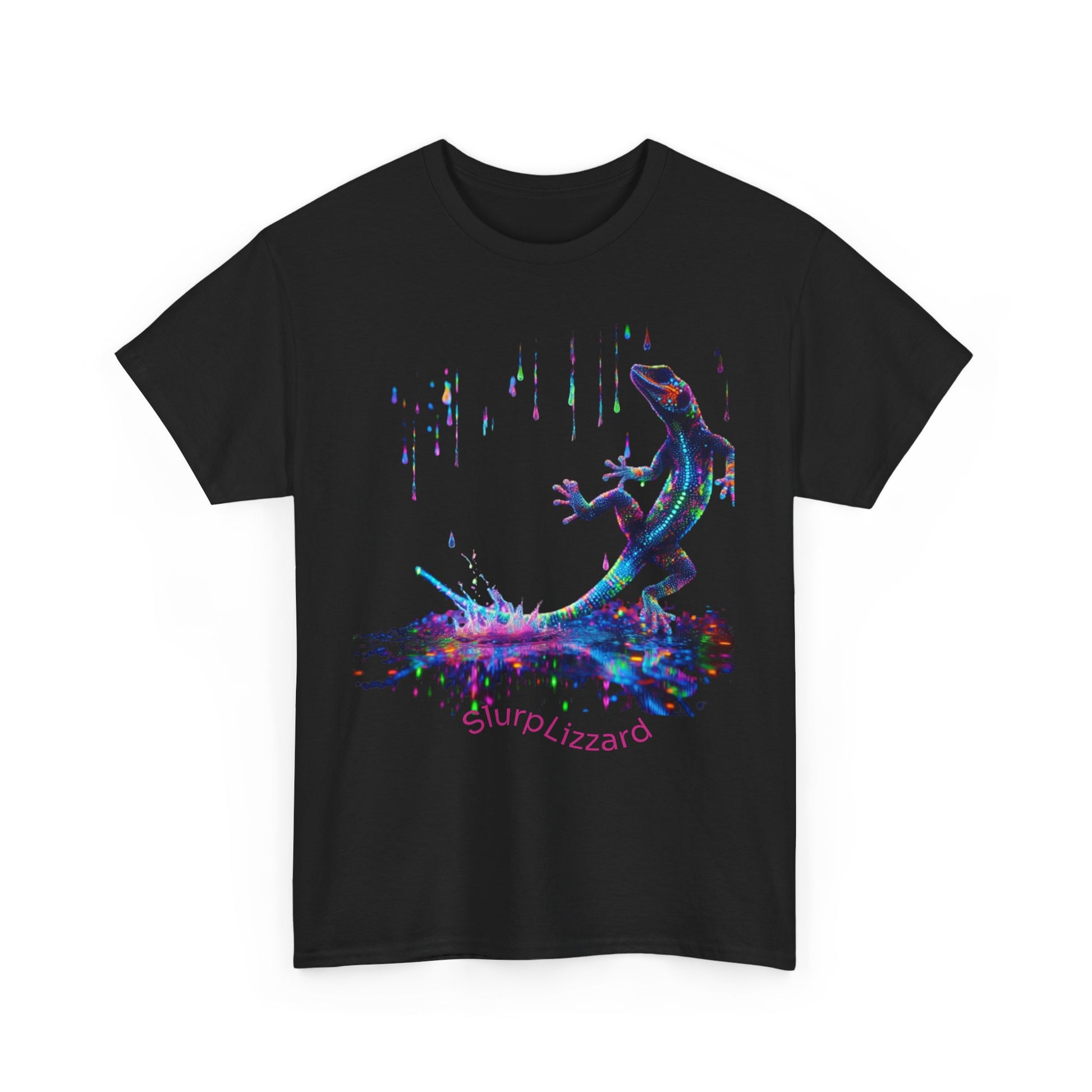Slurp Lizzard, Unisex Heavy Cotton Tee - Psychonaut Swag