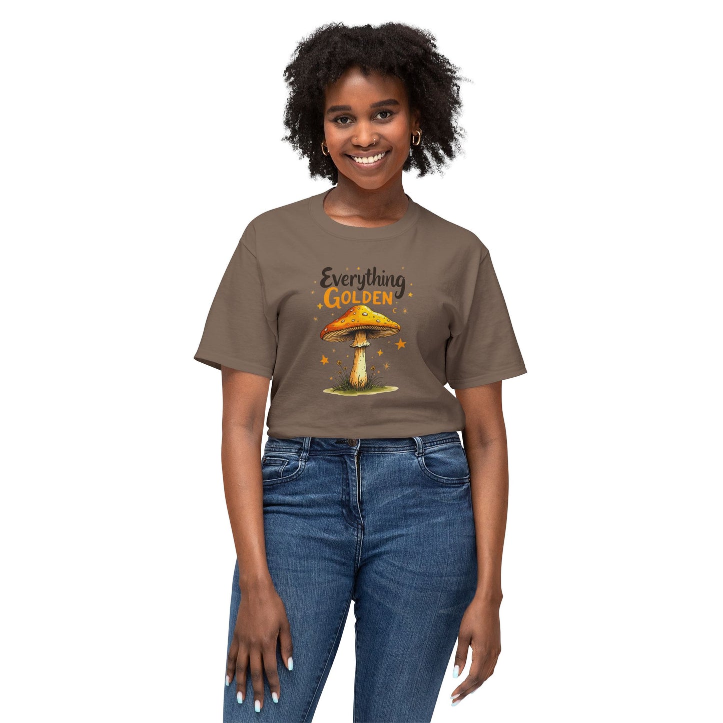 Golden Mushroom T-Shirt — Everything Golden Tee