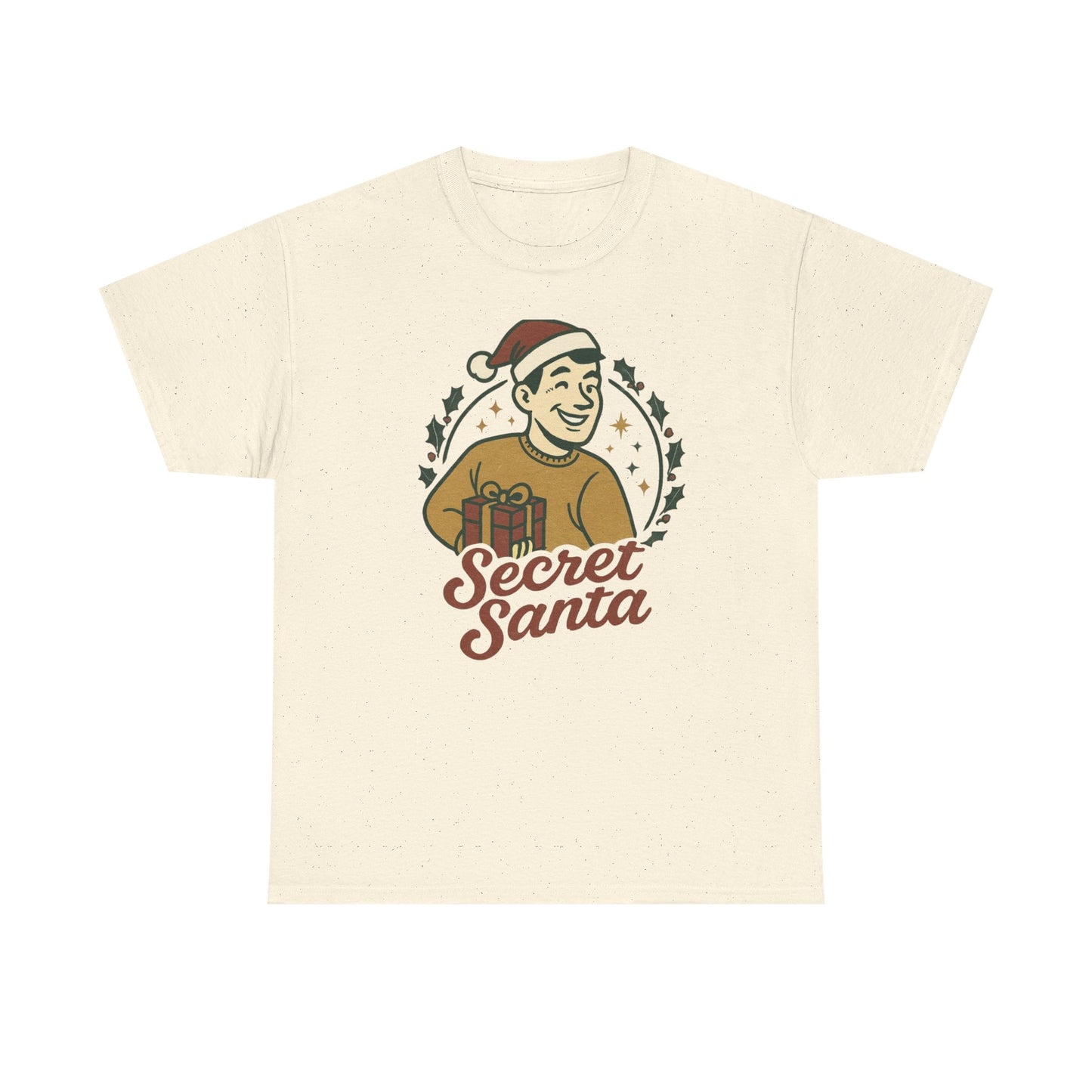 Secret Santa T-Shirt — Retro Holiday Graphic Tee
