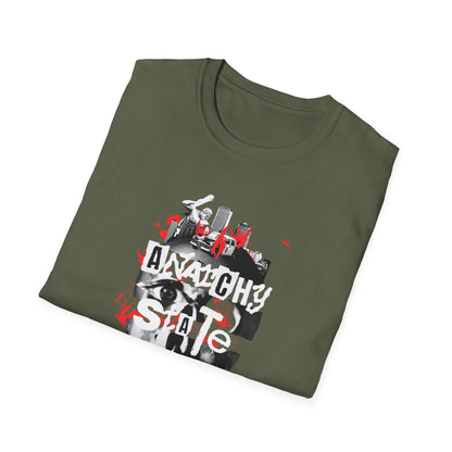 Anarchy State of Mind T-Shirt — "Take Over the Fake Media" Graphic Tee