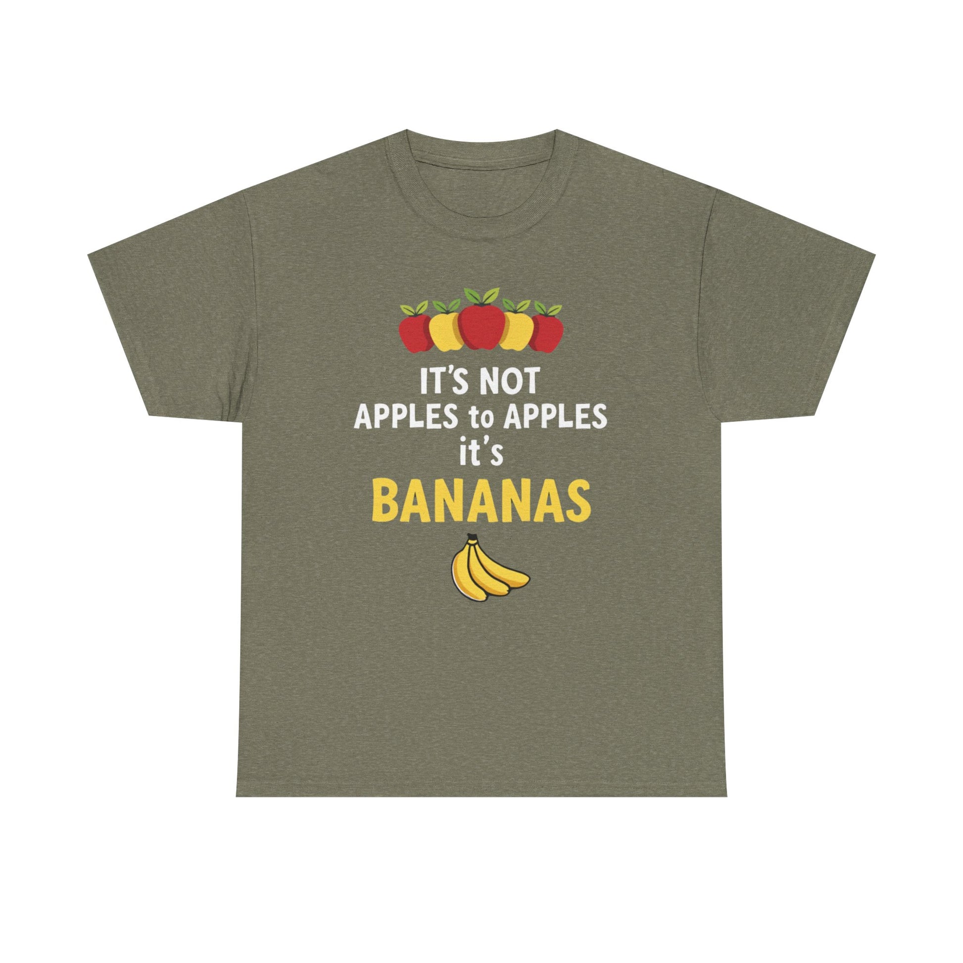 Funny Banana T-Shirt: It's Not Apples to Apples, Cute Graphic Tee for Food Lovers, Gift for Birthdays, Casual Wear, Humor Shirt - Psychonaut Swag