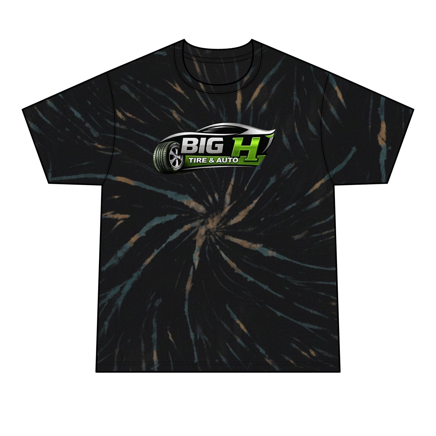 Mechanic Big H, Men's Tie-Dye Tee