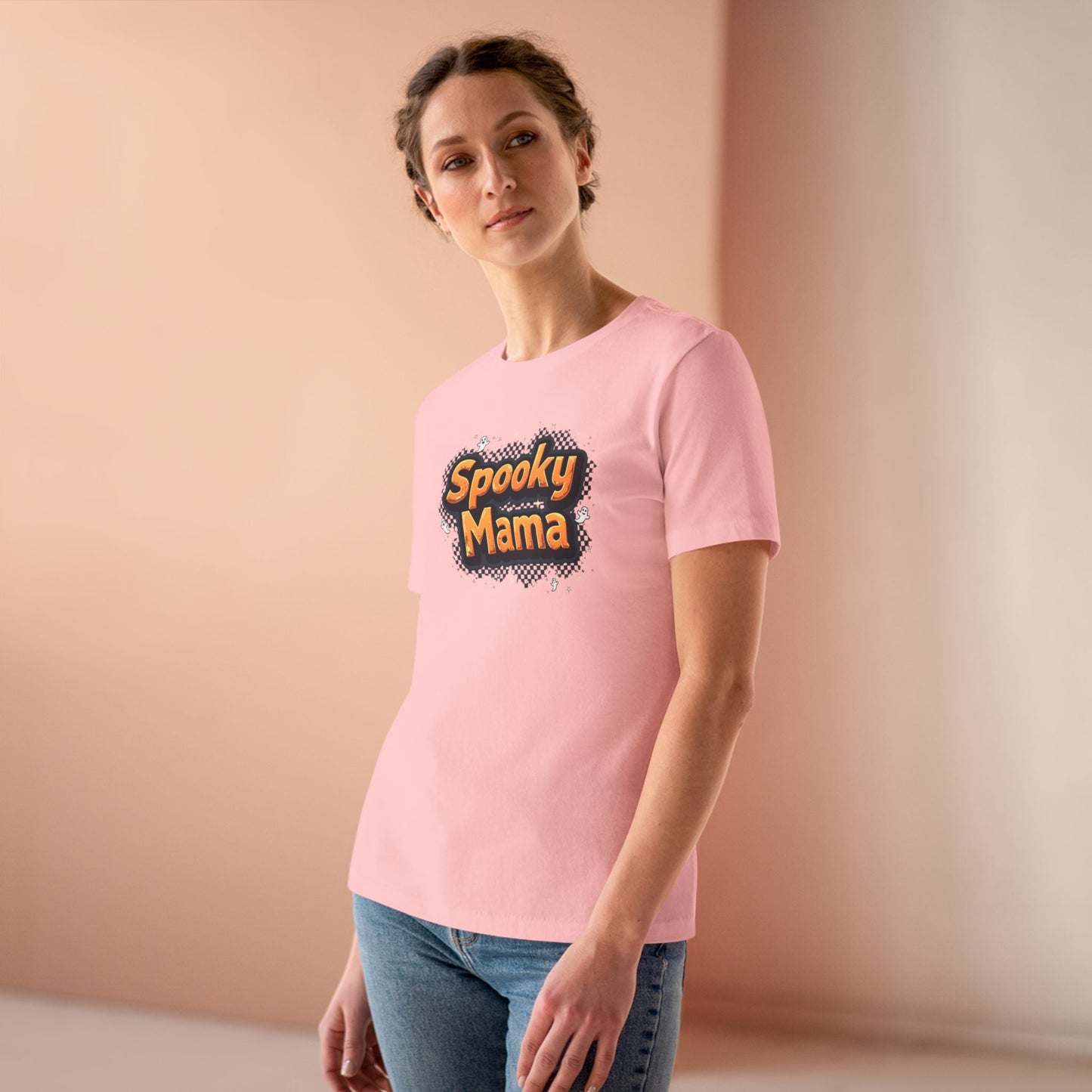 Spooky Mama Tee — Women's Halloween Graphic Shirt
