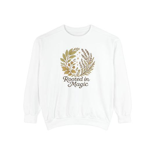 Rooted in Magic Unisex Garment-Dyed Sweatshirt