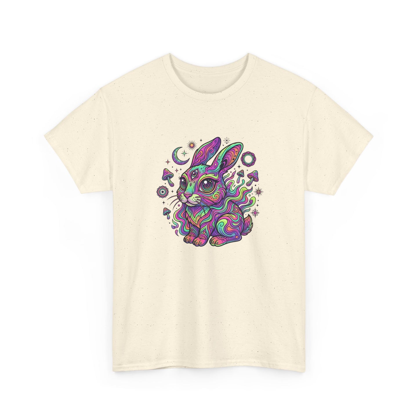Psychedelic Bunny, Unisex Heavy Cotton Tee