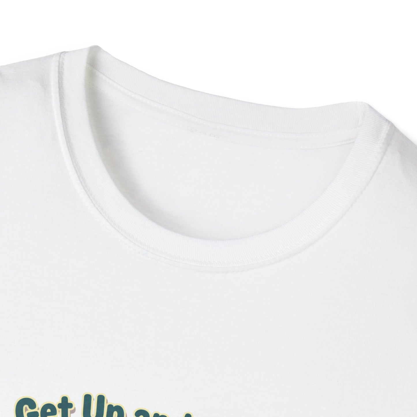 Motivational Cute Sloth Tee — "Get Up and Do It!" Graphic T‑Shirt