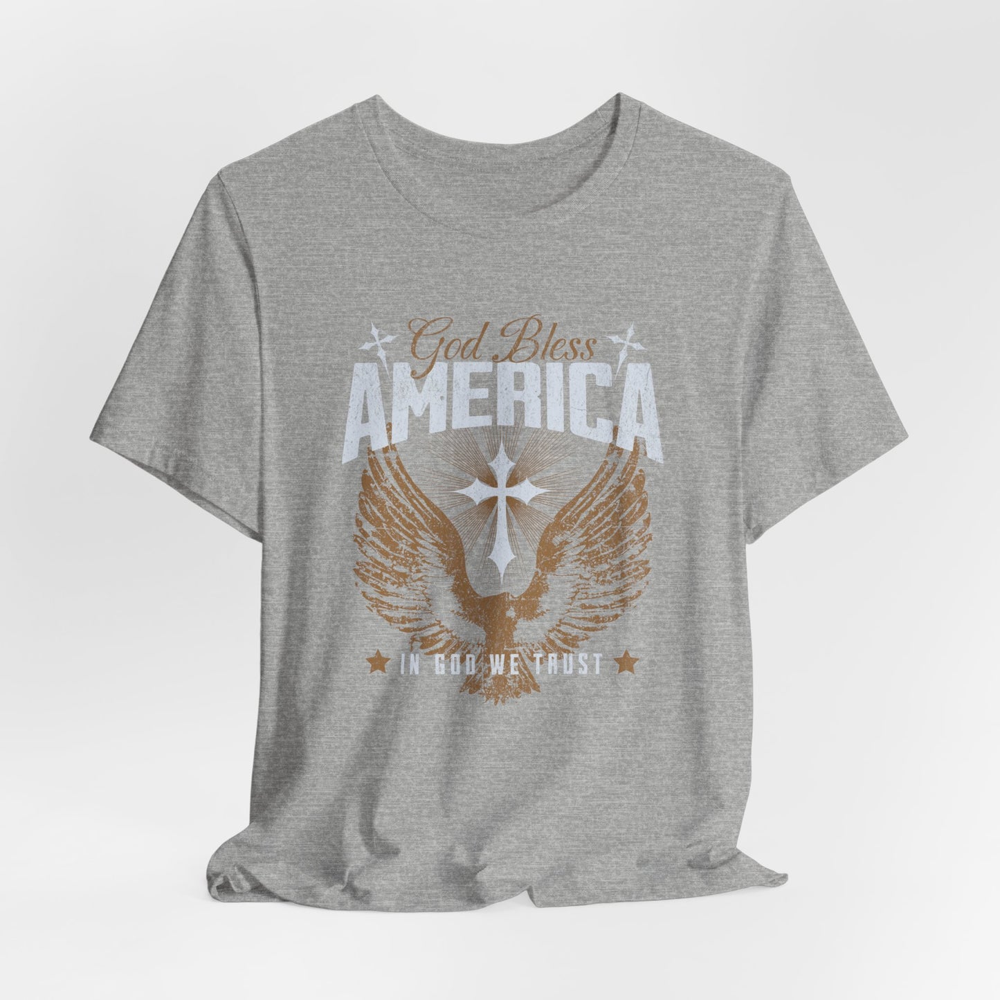 God Bless America Eagle T-Shirt — Patriotic Fourth of July Tee
