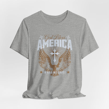 God Bless America Eagle T-Shirt — Patriotic Fourth of July Tee