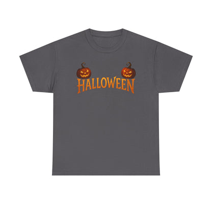 Halloween Pumpkin Graphic Tee, Unisex Cotton T-Shirt, Fall Fashion, Halloween Costume, Trick or Treat Shirt