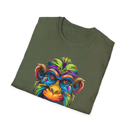Stoned Ape, Psychedelic Unisex Softstyle T-Shirt