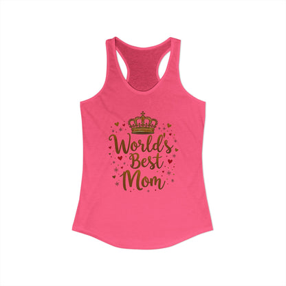 World's Best Mom, Women's Ideal Racerback Tank