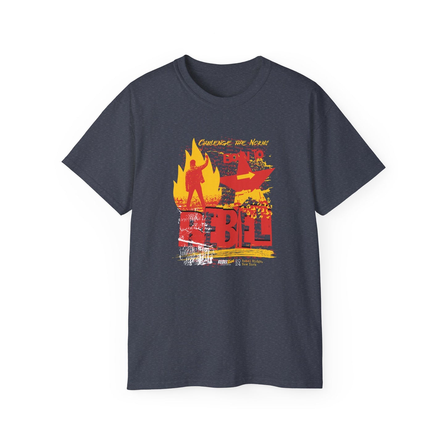 Born to Rebel T-Shirt — Bold Statement Graphic Tee