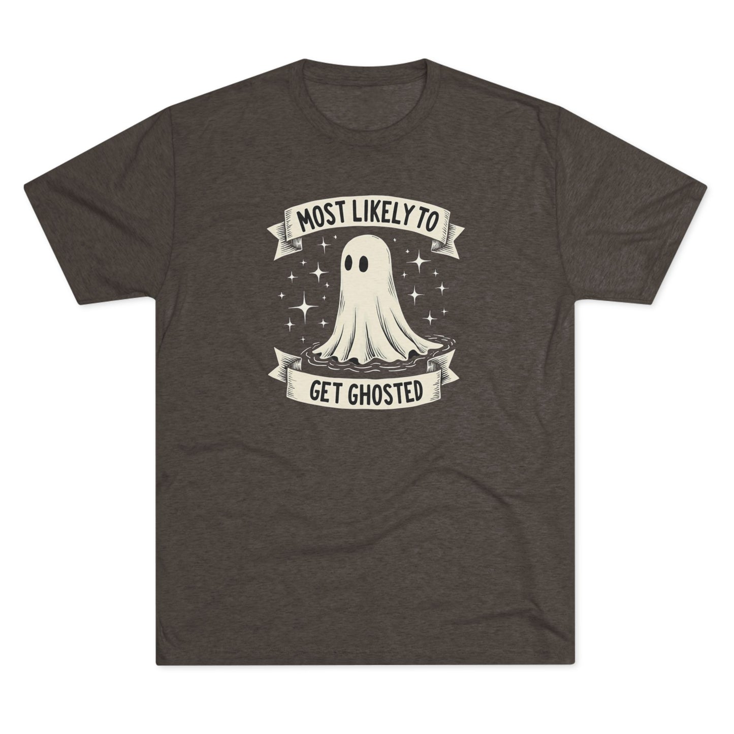 Most Likely To Get Ghosted T-Shirt — Cute Retro Ghost Halloween Tee