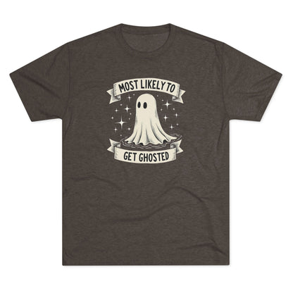 Most Likely To Get Ghosted T-Shirt — Cute Retro Ghost Halloween Tee
