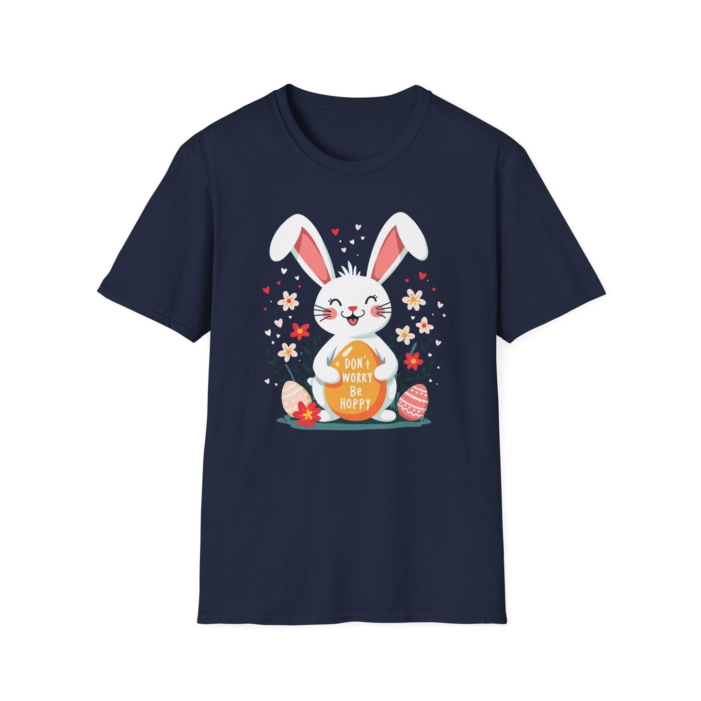 Easter Bunny "Don't Worry Be Hoppy" T-Shirt