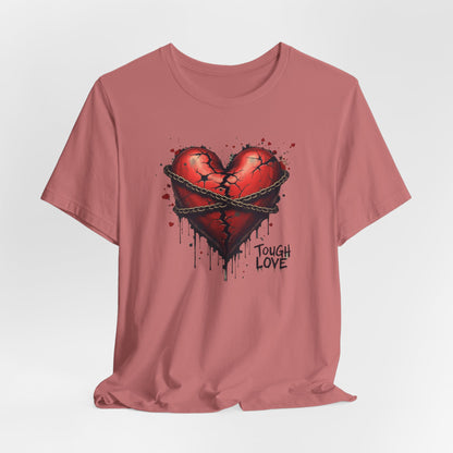 Broken Heart — 'Tough Love' Barbed Heart Graphic Tee
