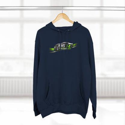 Mechanic Big H, Three-Panel Fleece Hoodie