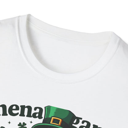 St. Patrick's Day T-Shirt — "Shenanigans Shift Survivor" Leprechaun Work Tee