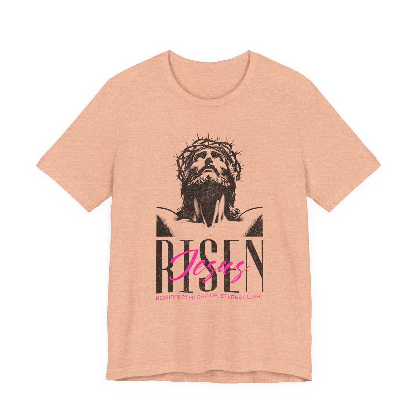 Risen Jesus Portrait Tee — Christian Easter Resurrection T-Shirt